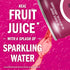 8.4 OZ, 24 IZZE Sparkling Water Juice Beverage Blend, Blackberry, No Sugar Added, FL Cans
