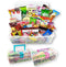 Tasty Kitchen Japanese Snacks Dagashi Assorted Gift Box in Reusable Tote Box 40 Pieces