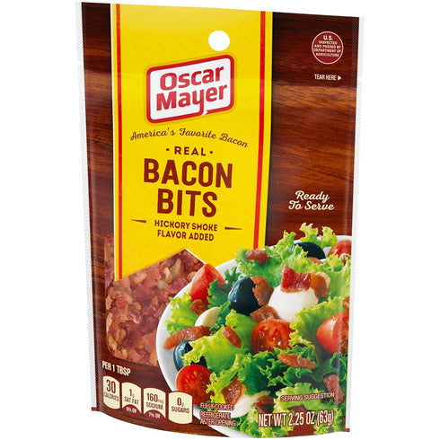 Oscar Mayer (2.25 oz Package) Real Bacon Bits with Hickory Smoke Flavor Added