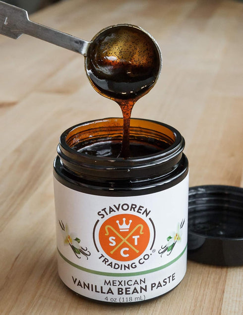Mexican Vanilla Bean Paste, 4oz - Baking, Cooking, and Desserts by Stavoren Trading Co.