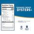 3.75 oz (Pack 12) 18g Bumble Bee Canned Hardwood Smoked Oysters, Cans of - Ready to Eat - Protein per Serving - Gluten