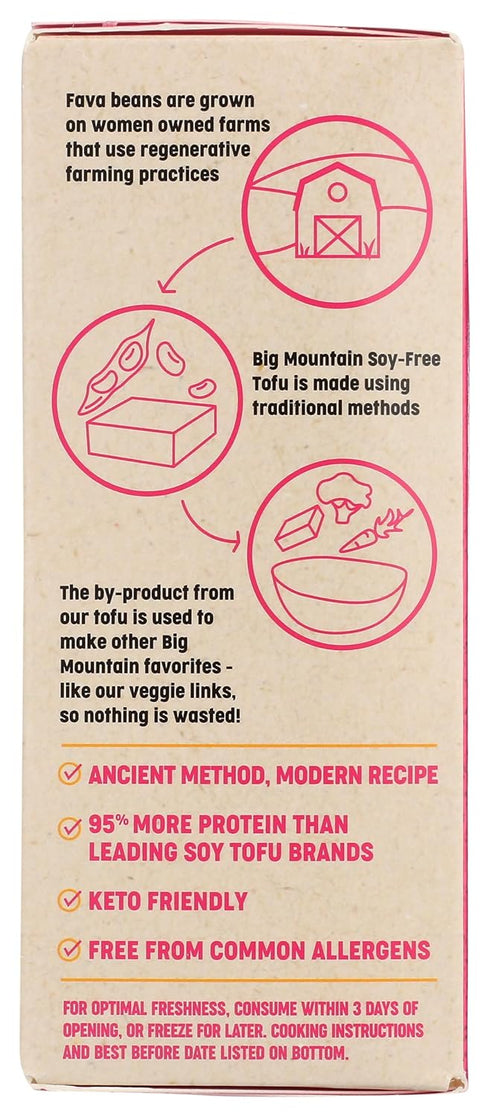 BIG MOUNTAIN 12 OZ FOODS Soy Free Tofu