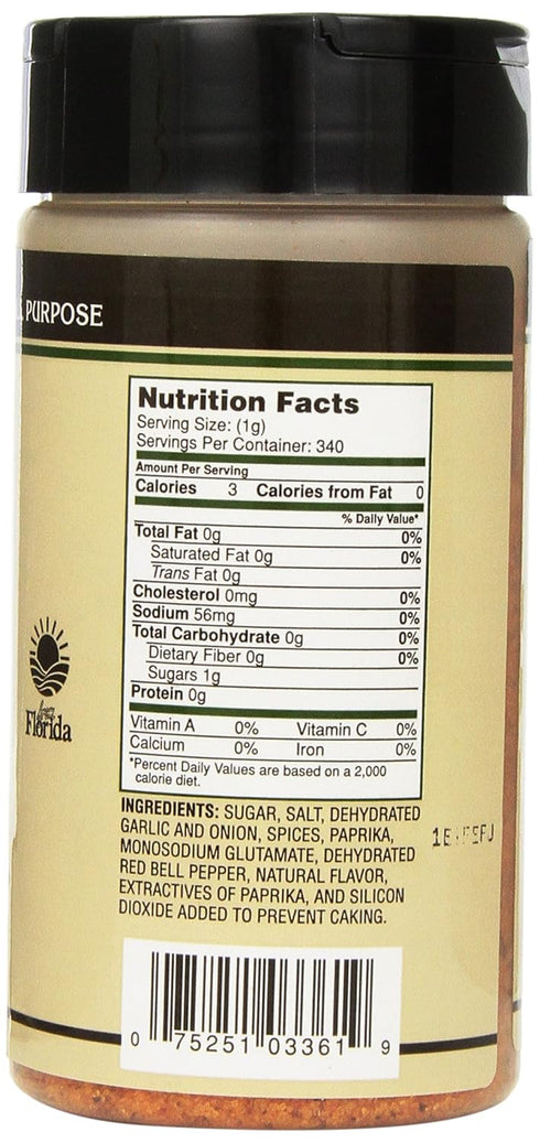 Everglades Seasoning All Purpose Rub, 12 Ounce