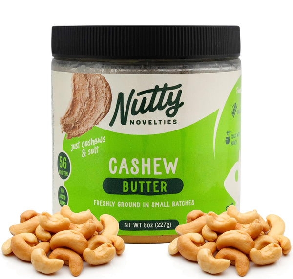 Nutty Novelties Cashew Butter - All-Natural Ingredients, Responsibly Sourced - No Added