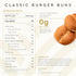 0g 0g 90 (16 Pack 2) Hero Classic Hamburger Buns - Burger Buns | Net Low Carb Buns | High Fiber, Net Carbs, Sugar