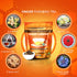 GOLDEN HERBS 30 Packed Organic Ginger Turmeric Tea USDA Organic Herbal Tea, Caffeine Free, Warming Wellness Blend