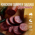 (10 oz) Zick's Krackow Smoked Sausages | Savory Garlic Polish Sausage, Pork & Beef Sausages, Dried Meat Snacks for Any