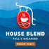 100% 6 (60 Seattles Best Coffee, Medium Roast K-Cup Coffee Pods, House Blend, Arabica, Boxes Pods Total)