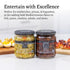 Pack 16 oz Sable & Rosenfeld Olive Bruschetta Variety (Mediterranean & Spicy) Jars, Olive Tapenade Spread