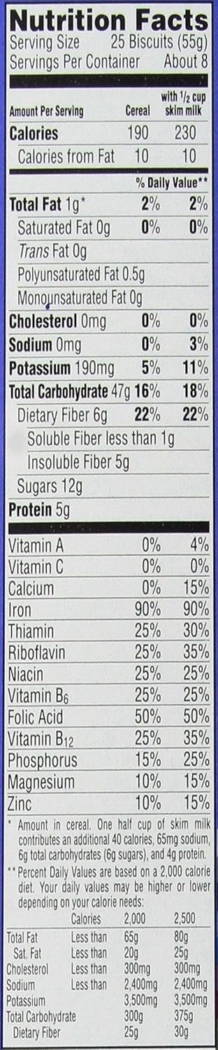 15.5-ounce (Pack 4) Kellogg's Frosted Mini Wheats Bite Size Blueberry Muffin