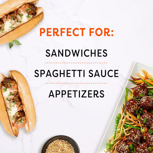 Frozen 12.7 oz. Gardein Plant-Based Classic Meatballs, Vegan, Meat Alternative