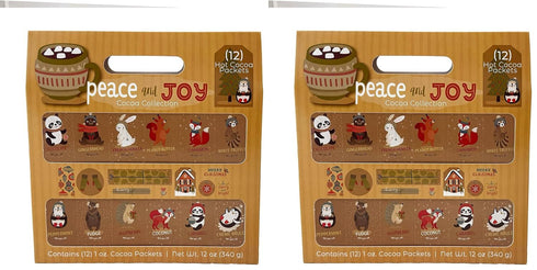 Peace and Joy- Cocoa Collection (Pack of 2)