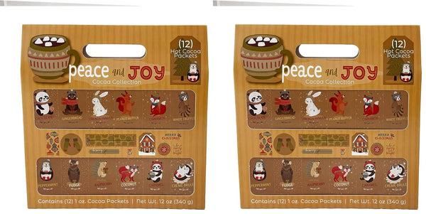 Peace and Joy- Cocoa Collection (Pack of 2)