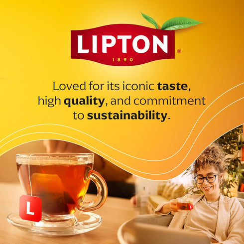 20 Lipton Peach Paradise Tea Bags, caffeine free Tea, Fruit and Herbal Tea, Individually Wrapped, Tea Bags