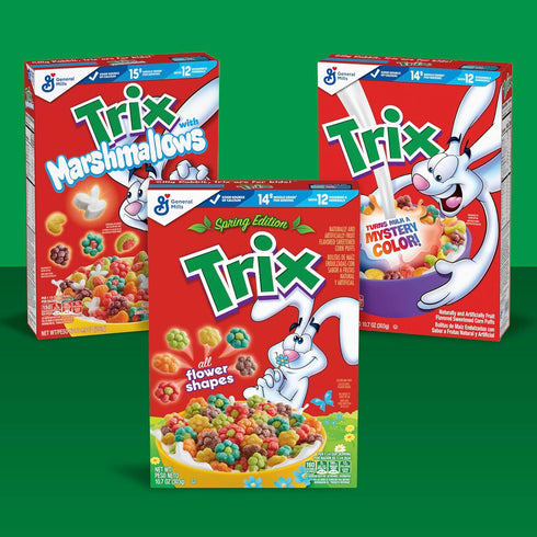 9.9 oz Trix Fruity Breakfast Cereal With Marshmallows, Made With Whole Grain