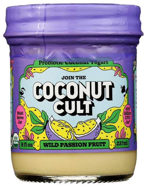 The Coconut Cult Organic Wild Passionfruit Coconut Yogurt, 8 Ounce