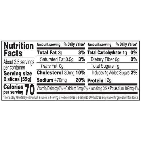 Applegate 7oz , Natural Uncured Black Forest Ham Sliced