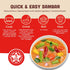 200g MTR Sambar Ready Mix Authentic Indian Curry Powder Blend of Turmeric, Red Chili, Fenugreek & Asafoetida Great