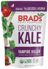 Pack, 3Bags, 6 Brad's Plant Based Organic Crunchy Kale Variety Vampire Killer/Original Probiotic/Cheez It Up, Servings
