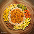 CHIRAMEN Mala Crawfish Mix Ramen Toppings Crawfish, Fish Cake, Squid, Imitation Crab, Egg, Corn, Cabbage & Plant-Based