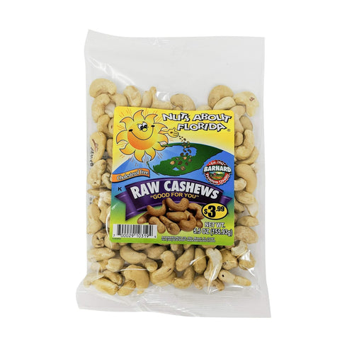Nuts About Florida 6 OZ Naf Raw Cashews