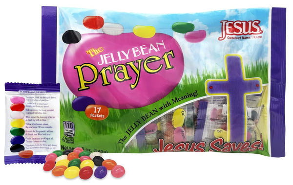 Scripture Candy, The Jelly Bean Prayer Spring Themed Bag, 17 Count, Net wt. 8.5oz (240g)