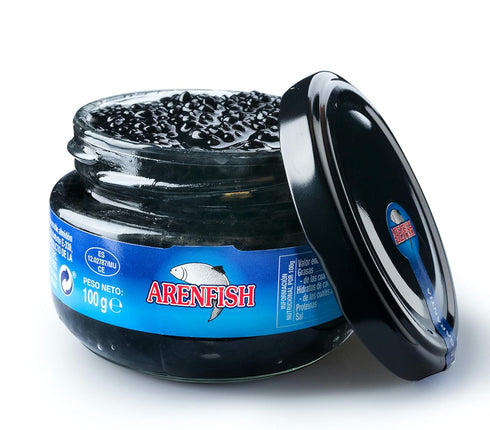 Eurocaviar - Shikran - Smoked Herring Black Caviar Pearls 3.52 oz [100