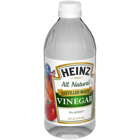 5% 16 (1 Heinz All-Natural Distilled White Vinegar, Acidity, Fl Ounce Pint)