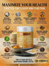 30 (30 125 Organic Turmeric Latte Golden Milk Servings - Organic Lion's Mane, Turkey Tail Mushroom Extracts, Cinnamon