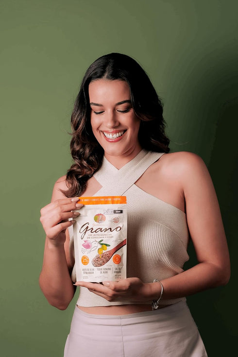 Santssimo Gro 25g 200g, Salty Granola Natural Granola, Vegan, High Fiber, Premium, Grain and Seed Mix, Protein
