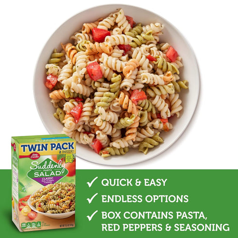 Suddenly Salad 15.5 oz, Pack) Betty Crocker Classic Pasta Salad, (Twin