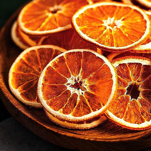 Generic Simmer 300g/10.58 Oz Dried Blood Orange Slices for Decor - Natural Dried Fruit for Crafts, Pots, Garland