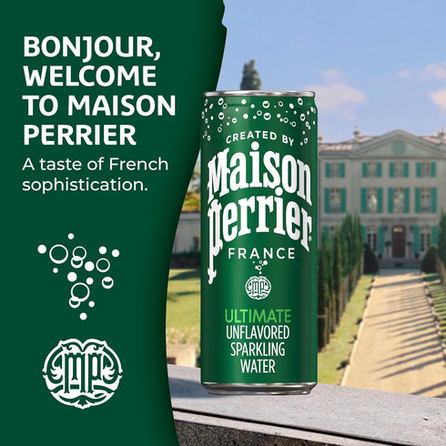 11.15 OZ 8 Count, 3 Pack Maison Perrier Ultimate Sparkling Water, FL Cans