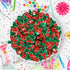 2 lbs Pack Strawberry Filled Hard Candy Bon Bons Bulk - Individually Wrapped Christmas Fruit-Filled Candy, Classic