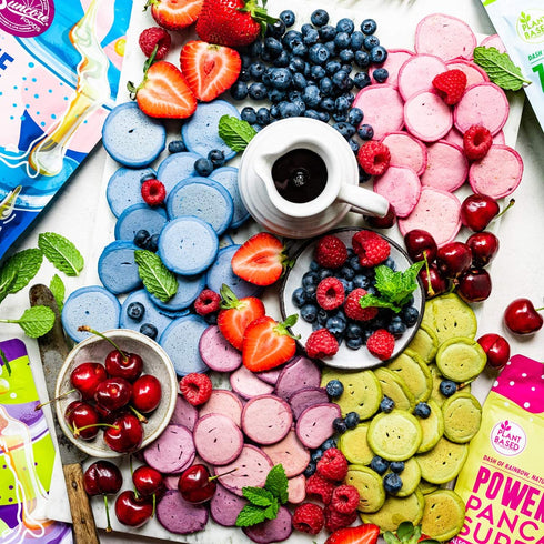 20oz (1 Pack) Suncore Foods Power Pink Pitaya Pancake & Waffle Mix, Non-GMO