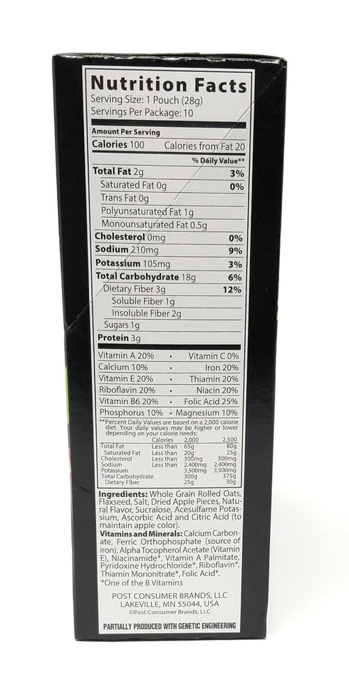 Better Oats (1) 9.8oz, (1) 9.8oz (2 Bundle: Apples & Cinnamon Maple and Brown Sugar Boxes Total)