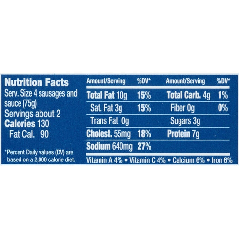Armour 7g 4.6 oz. Pack 24) Star Vienna Sausage, BBQ Flavored, Ready to Eat Canned Sausage, Protein Per Serving, (Bulk