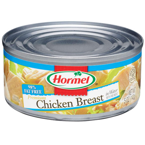 Hormel Premium Canned Chunk Chicken Breast in Water, 5 Ounce (Pack of