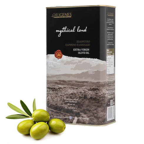 Extra Virgin Olive Oil Tin, Great Taste Cold Pressed, Polyphenol Rich EVOO,