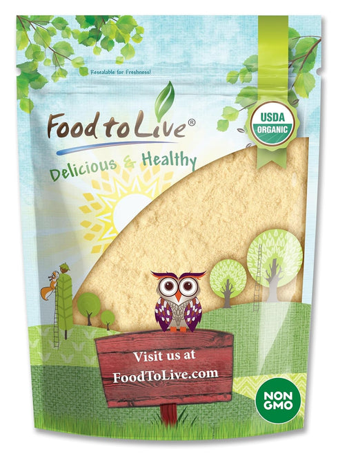 Food to Live Organic Carrot Powder, 2.5 Pounds - Non-GMO, Ground Raw