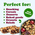 3 Food to Live - Dried Sour Cherries, Pounds Tart, Soft & Juicy Nature's Candy. Whole Fruit Snack. Lightly Sweetened