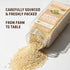 THE HOLLY TREE 18 oz Organic Hulled Sesame Seeds - White Sesame Seeds Organic - For Cooking, Baking and Garnishing