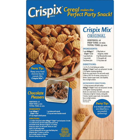 12oz (1 Kellogg's Crispix Breakfast Cereal, Kids Cereal, Family Breakfast, Original, Box Box)