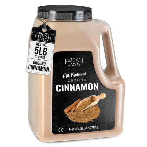 Fresh Finest Bulk 5LB Ground Cinnamon Powder - Kosher Certified Cinnamon Powder,
