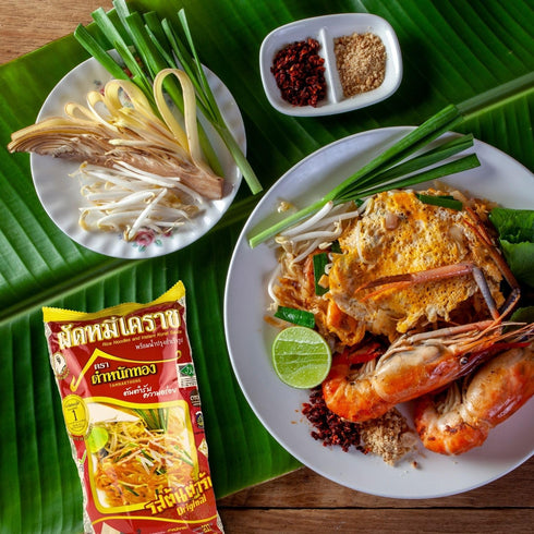 4 Packs) TAMNAKTHONG Pad Thai Korat (Fried Mee Korat or Pad Mee Korat :