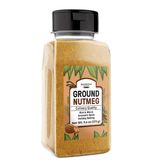 Unpretentious Ground Nutmeg, 9.6 oz, Rich & Warm Traditional Spice, Aromatic