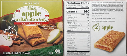 Trader Joe's Pack 3 Cereal Bar Variety - Flavors