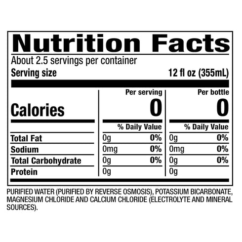 30.4 oz (Pack 12) Core Hydration Perfectly Balanced Water, fl bottle