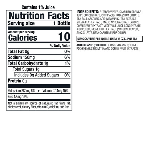 18 12 Pack Bai Antioxidant Infused Water Beverage, Costa Rica Clementine, with Vitamin C and No Artificial Sweeteners
