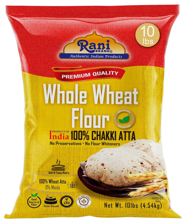 Rani Chapati Flour (100% Pure Whole Wheat Chakki Atta), For Making Roti